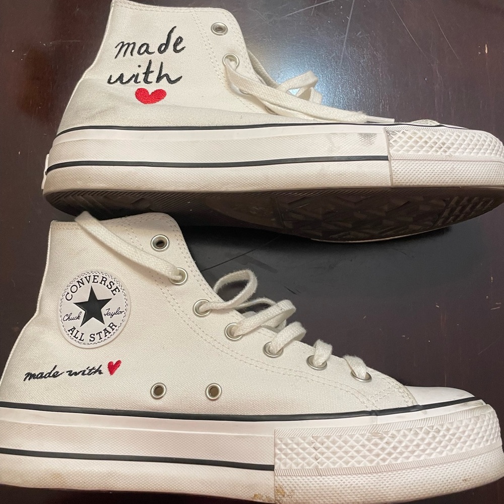 Converse High Top Platform Made With Love